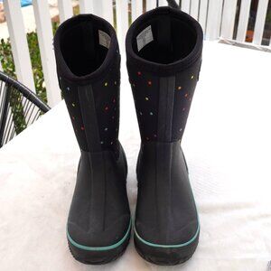 Target Waterproof Polka Dot Rain Boots Girls Size 2